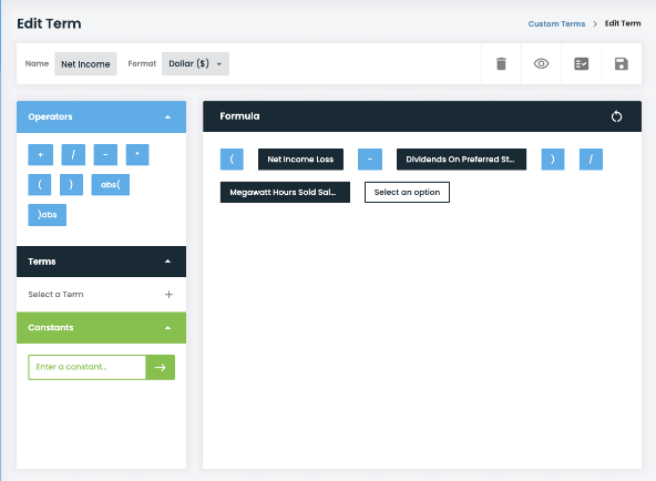 Introducing a New Way to Calculate Custom Terms
